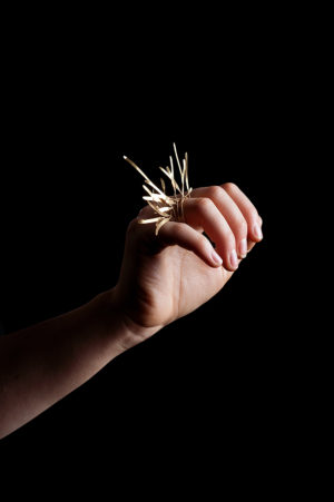 Zwei Ringe, Ring Lametta, gold 750, 2008