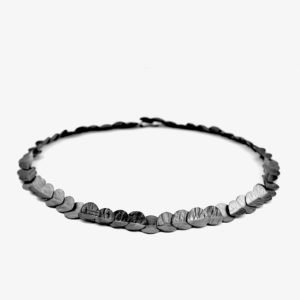 Calades, necklace, blackened sterling silver, 2014